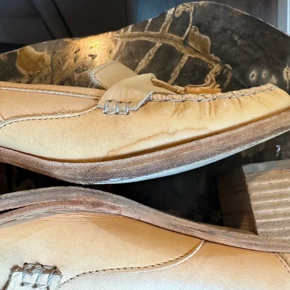 Swedish Hasbbens Tan Tassel Loafers - Picture 6 of 6